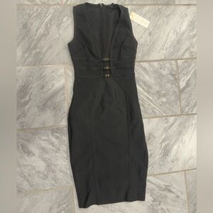 NWT Wow Couture Black Womens Bandage Dress Size M Sleeveless